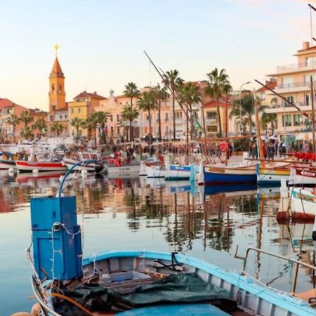 Les Nuits Etoilees, Studio Terrasse Apercu Mer, Tres Lumineux, Ac, 100M Du Port Sanary Eksteriør bilde