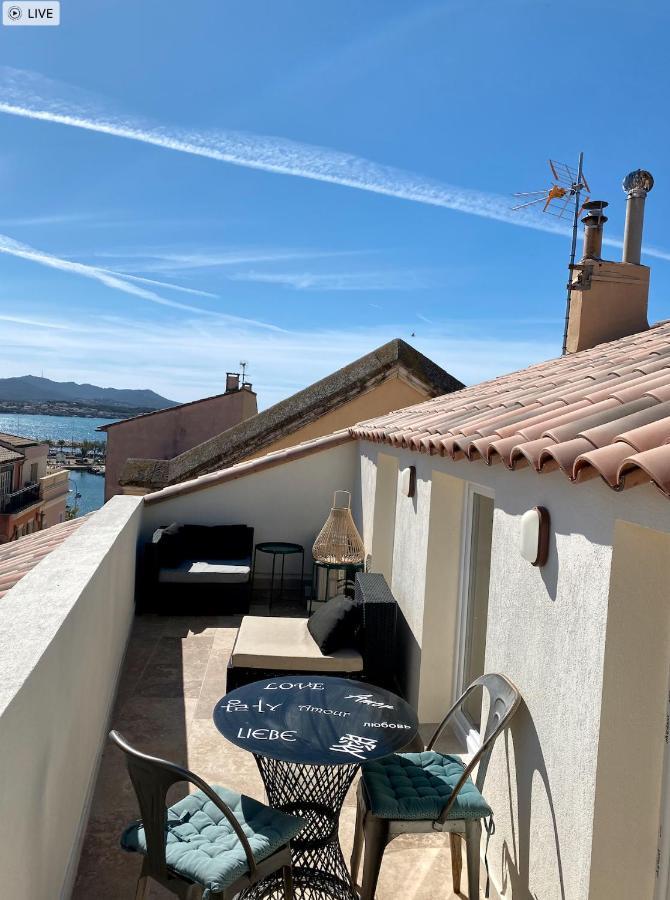 Les Nuits Etoilees, Studio Terrasse Apercu Mer, Tres Lumineux, Ac, 100M Du Port Sanary Eksteriør bilde